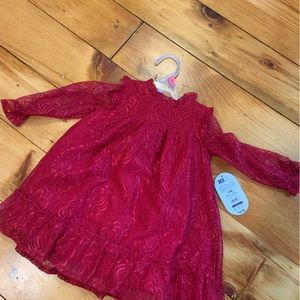 Red Lace Holiday Dress 18m